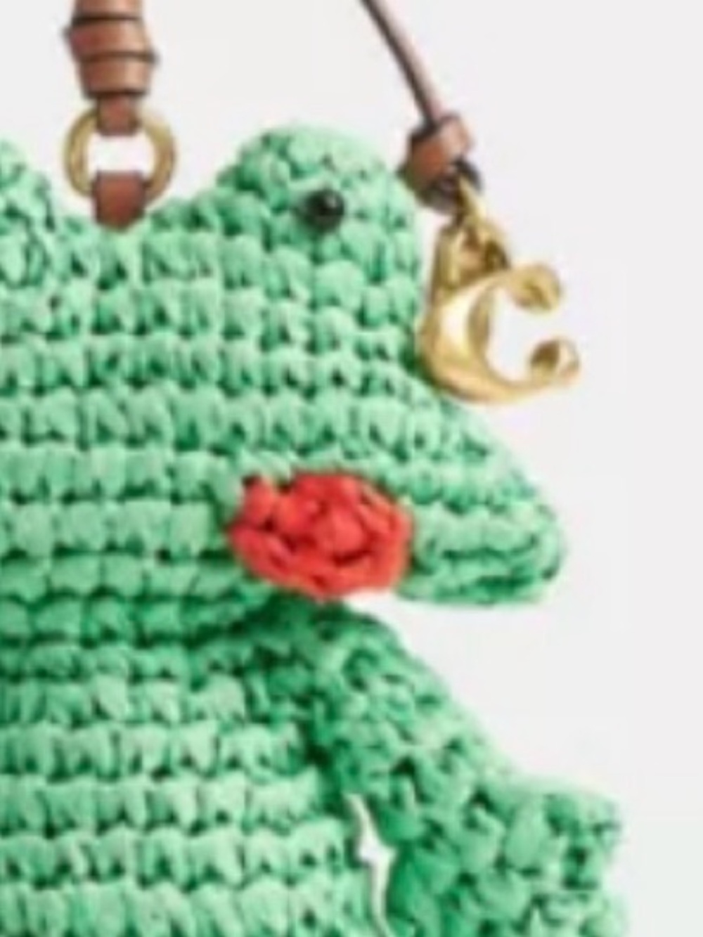 Coach frog straw bag charm NWT - Picture 6 of 10